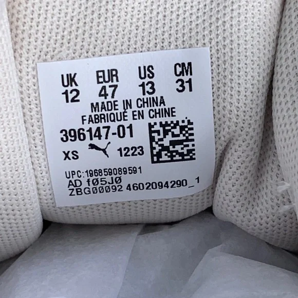 NWOB Puma Smash 3.0 Football24 Mens Trainers Alpine White Green Shoes 39614701 - Picture 11 of 12